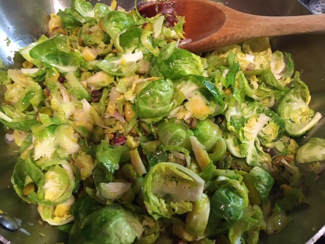 Brussels Sprouts with Pistachios